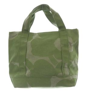 Pieni Unikko seidi Wx ハンドバッグ トートバッグ 緑 グリーン /SR5 SH