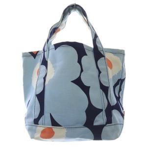 Pieni Unikko seidi Wx ハンドバッグ トートバッグ 水色 ブルー /SR6 SH