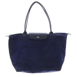 ロンシャン ルプリアージュ ネイビー系 超美品 ルプリアージュ SHOPPING ショッピングクラブバッグ