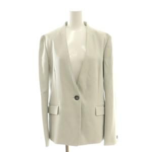 PLST ポリレーヨンストレッチ スーツ セットアップ 上下 ジャケット パンツ XL グレー /AT OS SH