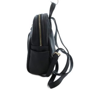 ROSE BUD リュックサック バックパック ジップアップ レザー 黒 ブラック /JS