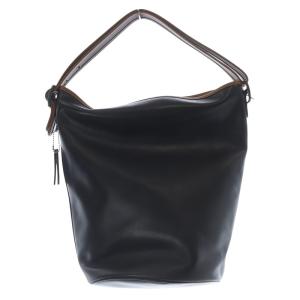 COACH 75周年 ダッフルサック ショルダーバッグ レザー 黒 ブラック /SR45