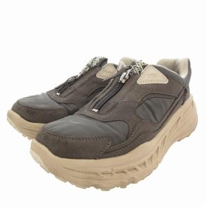 UGG ca805 zip ローカット スニーカー シューズ フロントジップ 厚底 24.5cm グレー 1116311
