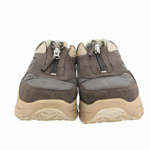UGG ca805 zip ローカット スニーカー シューズ フロントジップ 厚底 24.5cm グレー 1116311