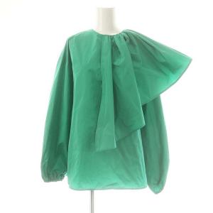 ロングスリーブブラウス シャツ F 緑 グリーン /AQ OS