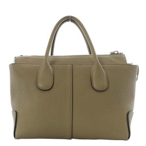TOD'S DI ハンドバッグ 2way カーフレザー ポーチ付き ブラウン