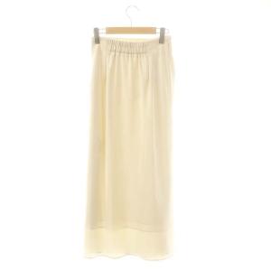 Apuweiser-riche 24AW サテンスカート マーメイドスカート 1 アイボリー /ES OS