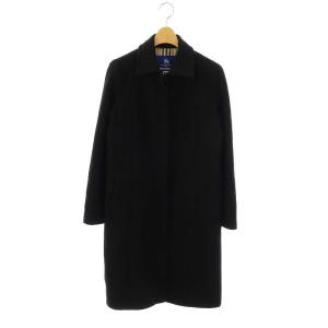 ウールアンゴラステンカラーコート アウター 38 ブラック /DO OS