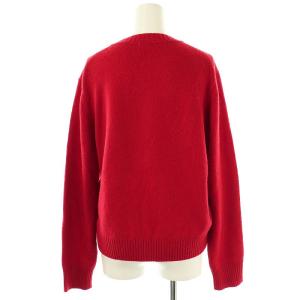 DRESSTERIOR ラムウールブレンドニット セーター 長袖 38 レッド /HK OS