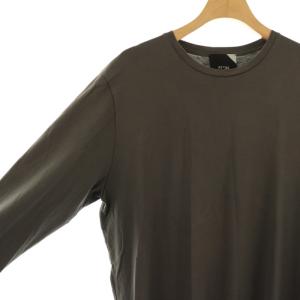 ATON SUVIN 60/2 LONGSLEEVE DRESS ワンピース ロング 長袖 02 グレー /HK