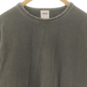 Ron Herman 半袖スウェットプルオーバー カットソー ダメージ加工 S グレー /DO OS