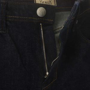 YANUK PREMIUM2 スリムテーパード RUTH デニムパンツ ジーンズ 24 ネイビー 57142060