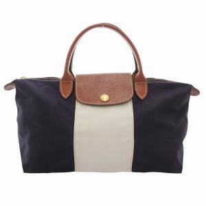 ル プリアージュ カスタム バイカラー トートバッグ S 手提げ ロゴ ナイロン コンパクト 紫 パープル