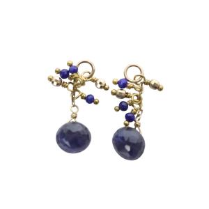 ピアスチャーム ラピスラズリ K10 ゴールド /YO3