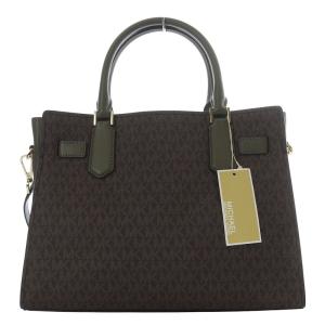 MICHAEL KORS HAMILTON サッチェル Medium MKシグネチャー 2WAYバッグ ハンドバッグ ショルダーバッグ