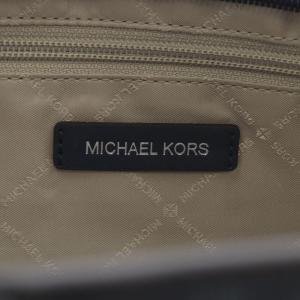 MICHAEL KORS JET SET TRAVEL ツートーン トートバッグ ショルダーバッグ バイカラー PVC ブルー ネイビー
