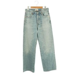 ANNINA ワイドレッグデニムパンツ ジーンズ 25 ライトブルー /MI OS