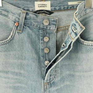 CITIZENS OF HUMANITY ANNINA ワイドレッグデニムパンツ ジーンズ 25 ライトブルー /MI OS