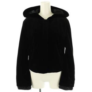 43162 Jacket Albertina 中綿ベロアジャケット 38 ブラック