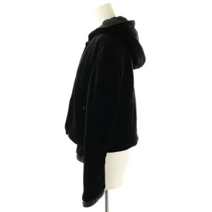 FOXEY NEW YORK 43162 Jacket Albertina 中綿ベロアジャケット 38 ブラック