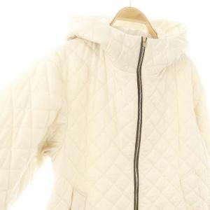 BEIGE LEVENS キルティングブルゾン ジャケット ジップアップ 中綿 32 オフホワイト /HK OS