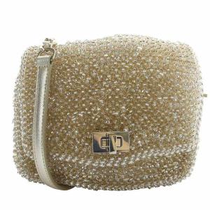 ルッケット ワイヤー ミニショルダーバッグ ゴールドカラー