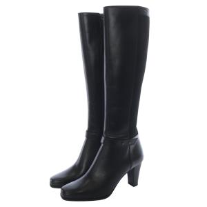 REGAL レザー 切替 ロングブーツ ハイヒール 黒 ブラック /SR40