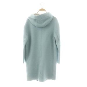 MACKINTOSH LONDON ウールフーデットコート 36 水色 /MI OS