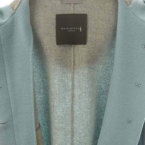 MACKINTOSH LONDON ウールフーデットコート 36 水色 /MI OS