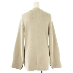 DAISY LIN しっとりウールカーディガン ニット Vネック 38 グレージュ 06737 /DO OS