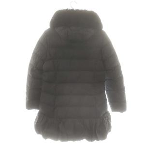 TO BE CHIC ロイカストレッチ ダウンコート フード 40 ブラック /ES OS