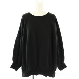 ぷっくり裏毛カットソー スウェット F ブラック /DO OS