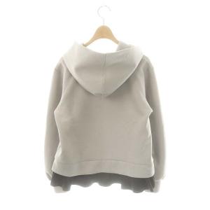 TO BE CHIC フーディパーカー プルオーバー 長袖 38 グレー /HK OS