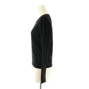 TO BE CHIC レーヨンポリエステルパフスリーブニット セーター 長袖 40 ブラック /DO OS