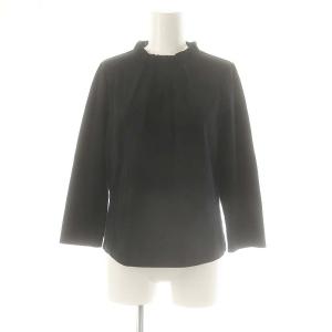 フリルカットソー 40 黒 /MI OS