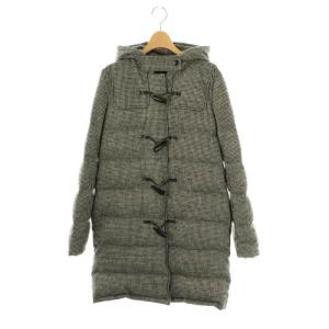 ATTENTIVE EMMITT ダッフルダウンコート 千鳥格子 P ブラック /HK OS