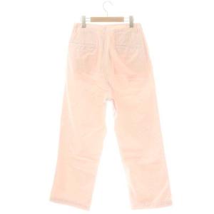 Spick&Span 24SS Higuchi×S チノワイドパンツ ボタンフライ ダメージ加工 40 ピンク /DO OS