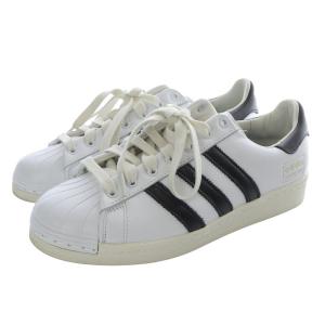 adidas Originals SUPERSTAR LUX JS EXCLUSIVE スニーカー ロゴ 切替 25cm 白 ホワイト 黒