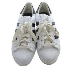 adidas Originals SUPERSTAR LUX JS EXCLUSIVE スニーカー ロゴ 切替 25cm 白 ホワイト 黒