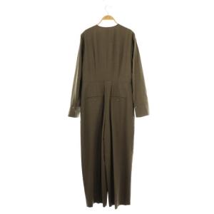 VERMEIL par iena 24AW ストレッチ WOOLオールインワン 38 ブラウン