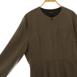 VERMEIL par iena 24AW ストレッチ WOOLオールインワン 38 ブラウン