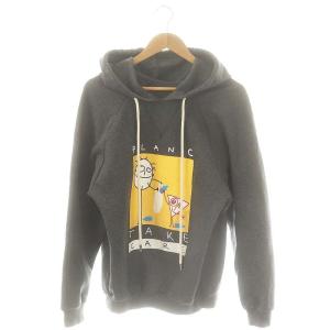 ピリアンドビアンカ takecare フーディパーカー スウェット 長袖 M グレー マルチカラー R012AFCJ02C