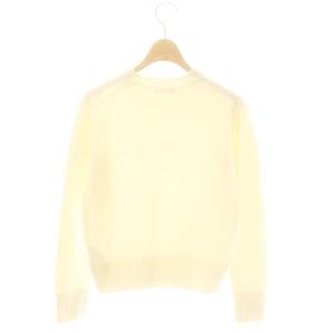 AURALEE BABY CASHMERE KNIT P/O プルオーバー ニット セーター 長袖 0 オフホワイト /HK