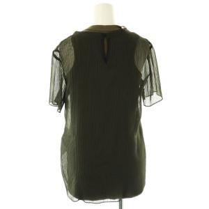 sacai Chiffon x Cotton Jersey T-Shirt トップス プリーツTシャツ リブタンクトップ