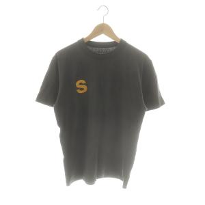 ロゴ刺繍反転Tシャツ 2 チャコールグレー SH