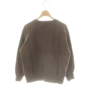 sacai 刺繍スウェットプルオーバー トレーナー 0 茶 /MI OS SH