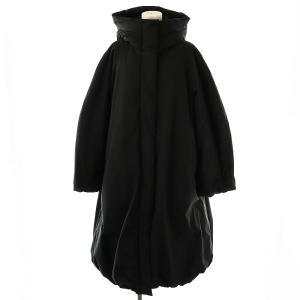 23AW バルーンフーディロングダウンコート 1 ブラック