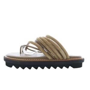 tube strap sandals トングサンダル フラット 23cm ブラウン /YO20 SH