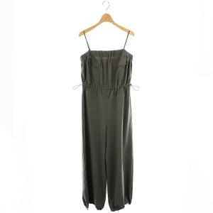 25SS ダブルポケットギャザーサロペット M グレー /MI OS