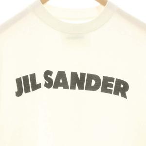 JIL SANDER KKJMZI0008 ロゴプリントTシャツ S 白 黒 /MI OS SH